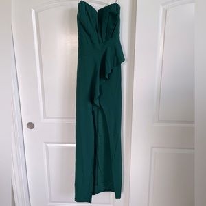 Chic Moments Maxi Dress: Emerald